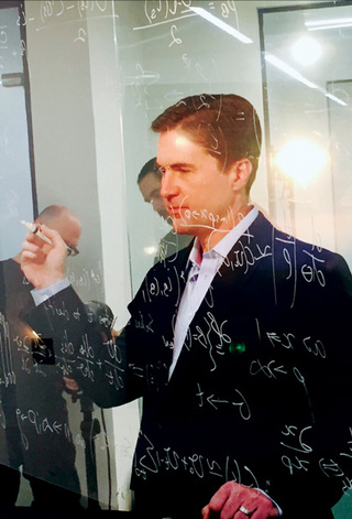 Craig Wright in the Oxford Circus office. 2016