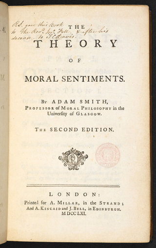 <h2>The Theory of Moral Sentiments </h2>
<p>Adam Smith, 1759</p>
<p>Source:<br><a href="https://en.wikipedia.org/wiki/The_Theory_of_Moral_Sentiments" target="_blank">wikipedia.org</a>