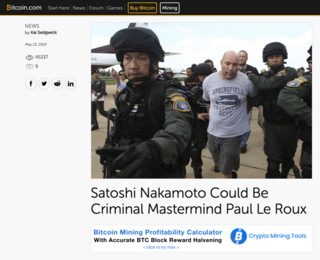 <p>Source:<br /><a href="https://news.bitcoin.com/satoshi-nakamoto-could-be-criminal-mastermind-paul-le-roux/" target="_blank">bitcoin.com</a></p>