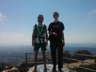 <p>Vitalik and me standing on the top of Montserrat near Calafou, near Barcelona.</p>


Often people asked me in the past: “What do you do with/for Ethereum?”. I always had a hard time answering this. The reason is, that I was kind of involved in Ethereum even before there was a name for it. So let me try to explain my connection to Ethereum a bit…

About a year and a half ago in autumn 2013, I was working as the lead developer with Vitalik Buterin (who later became the initiator of the Ethereum project) on another project with the name ‘Keidom’ (now called ascribe.io). The idea behind Keidom/Ascribe was to develop a custom colored-coin web-wallet for registering and transfering digital art in a secure way, based on the Bitcoin blockchain, with build-in proof-of-existence. We developed a working prototype during September and November 2013.
<p>Source:<br /><a href="https://medium.com/@yanislav/king-of-bitcoin-godfather-of-ethereum-a9af9ecf56d5" target="_blank">medium.com/@yanislav</a></p>