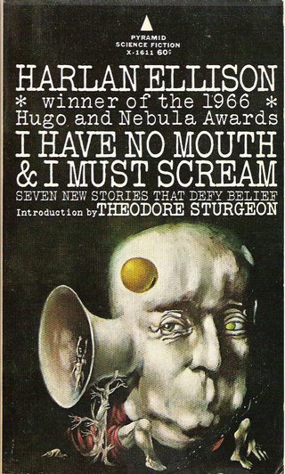 <h2>I Have No Mouth &amp; I Must Scream</h2>
<p>by Harlan Ellison, January 1967</p>
<p>A godlike computer full of hate<br /> <br />"I Have No Mouth &amp; I Must Scream" is an atmospherically dense story about the last surviving humans who are imprisoned inside an almost omnipotent computer and exposed to its insane hatred. Only death promises salvation... This story offers room for different interpretations. Basically, it is possibly one of the best literary debates on the subject of man facing a vengeful God for no understandable reason.</p>
<p>Source:&nbsp;<a href="https://en.wikipedia.org/wiki/I_Have_No_Mouth,_and_I_Must_Scream" target="_blank">wikipedia.org</a></p>
