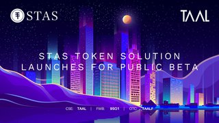 <h4>STAS Token Solution Launches for Public Beta</h4>
<p>January 18, 2022</p>
<p>Source:&nbsp;<a href="https://www.taal.com/blog/2022/stas-token-solution-launches-for-public-beta/#" target="_blank">taal.com/blog</a></p>